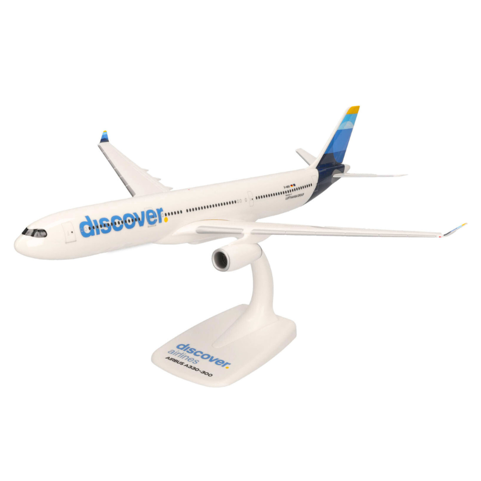 Herpa Snap-Fit Flugzeugmodell Discover Airlines Airbus A330-300 (1:200)